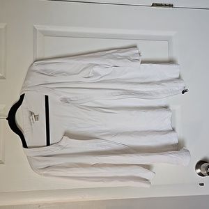 Christopher & Banks size L white zip up